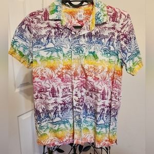 BOYS Tropical rainbow ‎ shirt